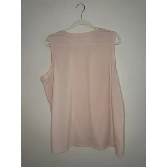 Athleta Womens Vital Tank 2.0 Size 1X Plus Pink Ballerina Gown Athleisure - Picture 3 of 7